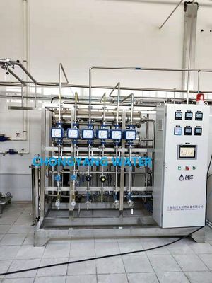 CEDI Deionized Water Treatment Plant Ro Water Filter System In Pharmaceutical Industry