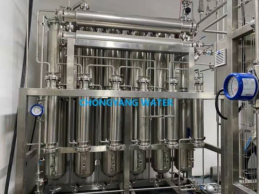 دستگاه آب تقطیر شده دستگاه تقطیر چند ستون دارویی سیستم WFI
