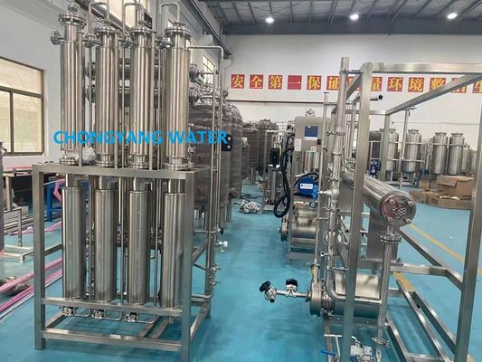 دستگاه آب تقطیر شده دستگاه تقطیر چند ستون دارویی سیستم WFI