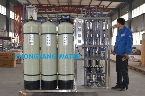 سیستم تصفیه آب کارخانه RO صنعتی PLC فیلتر آب صنعتی