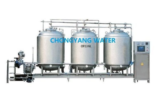 SS Cip Solution شستشوی مخزن آب سیستم سیپ خودکار آبجوسازی در صنایع غذایی
