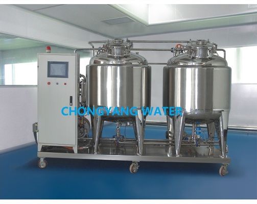 SS Cip Solution شستشوی مخزن آب سیستم سیپ خودکار آبجوسازی در صنایع غذایی