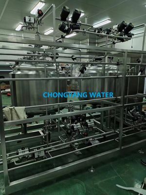 سیستم CIP خودکار سیستم تمیز در محل برای پردازش مواد غذایی SS316 SS304