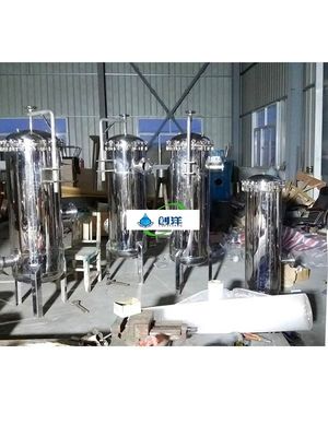 خانه فیلتر فولاد ضد زنگ با دقت بالا با چند کارتریج خانه فیلتر با حلقه O
