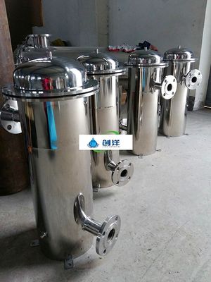 ASTM 304 316L فیلتر ضد زنگ محفظه کیسه فیلتر برای تصفیه آب صنعتی